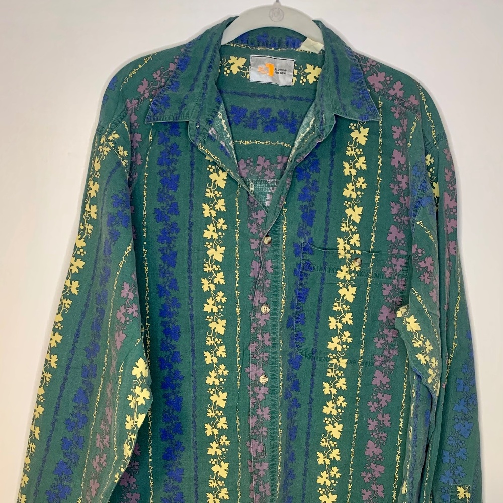 Funky Pattern Vintage Button Down